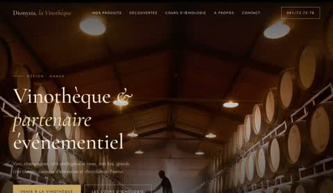 La refonte du site de Dionysia proposée par OXYS
